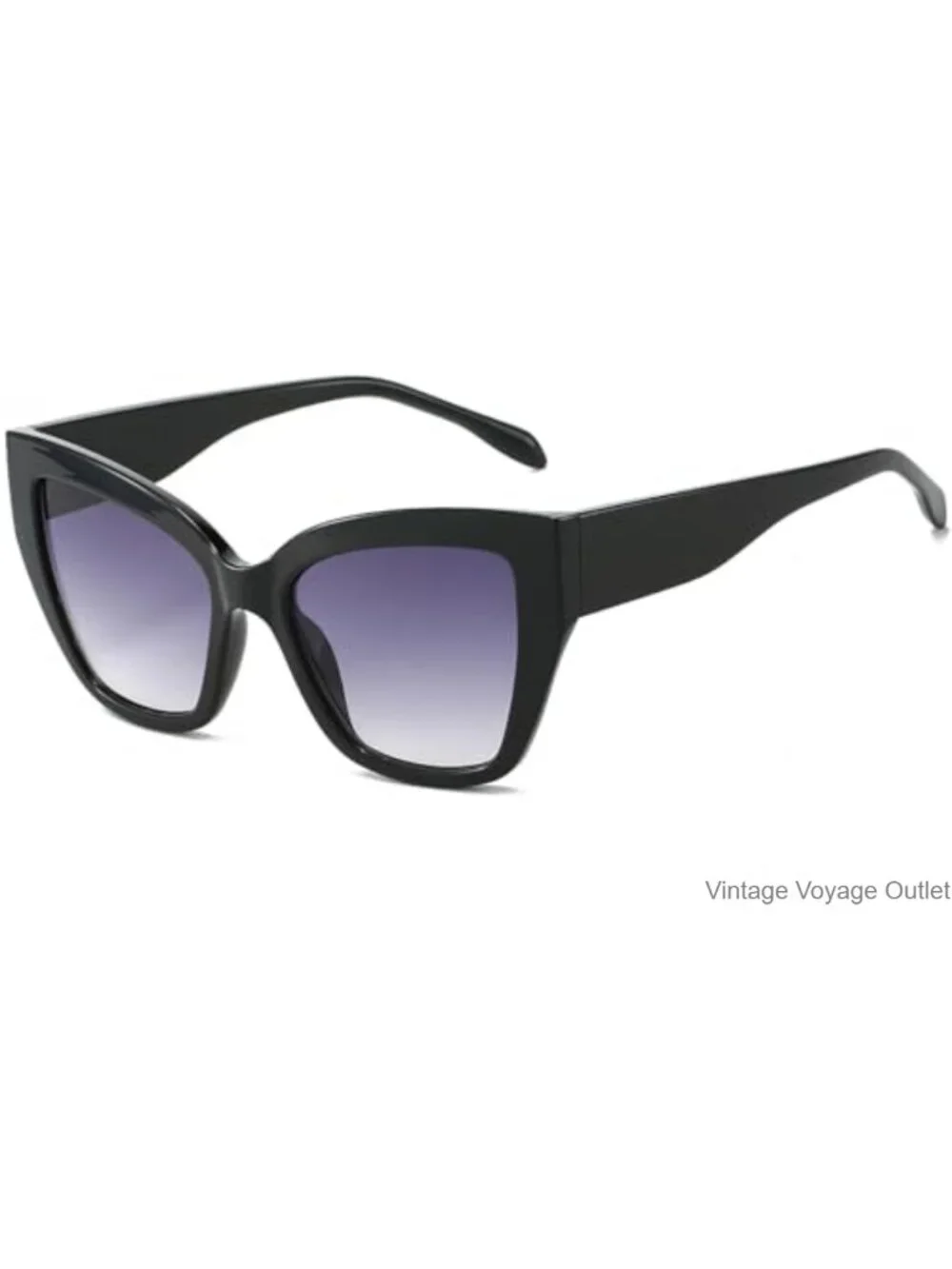 Oversized Cat Eye Sunglasses Women Fashion UV400 Protection Acetate Frame